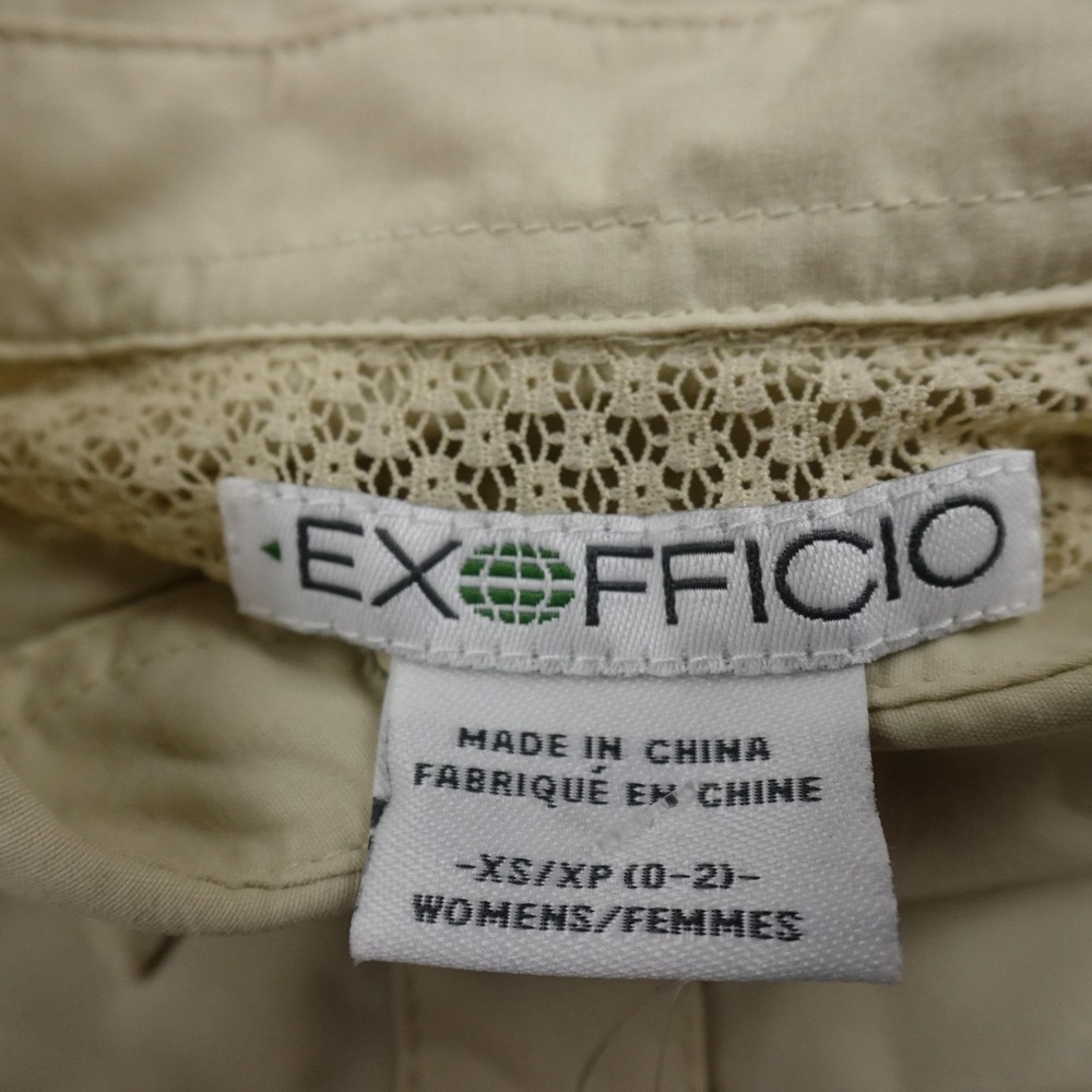 ExOfficio Women's Button-Down Shirt in Light Khaki - Picture 4 of 12
